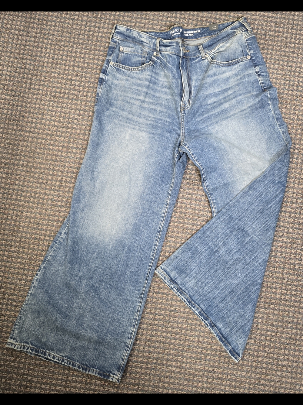 Torrid High- Rise Baggy Wide-Leg Jeans NWT
